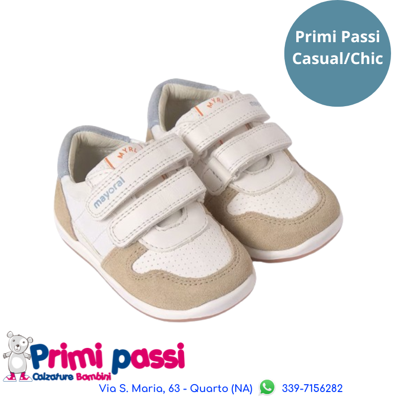 First Steps Shoe White/Beige