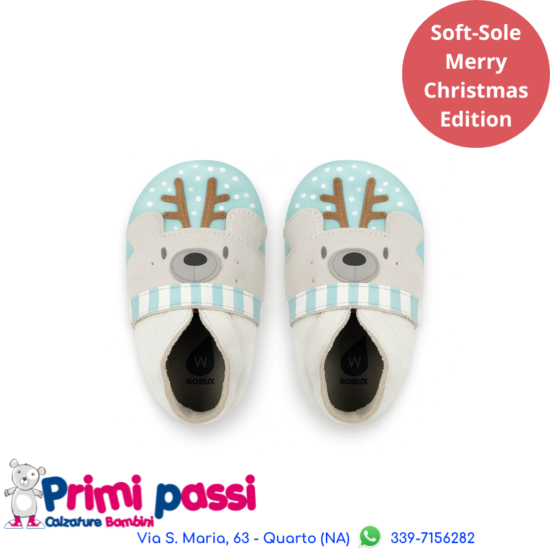 Soft Sole Bobux Cerbiatto Azzurro