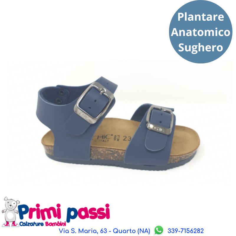 West Blue Cork Sandal