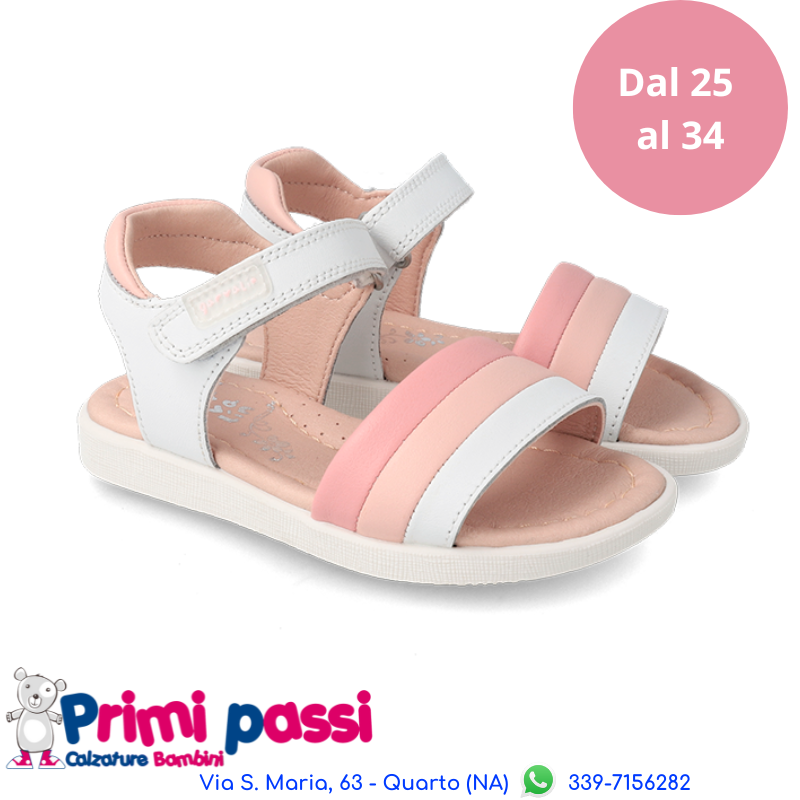 Sandalo Fasce Rosa