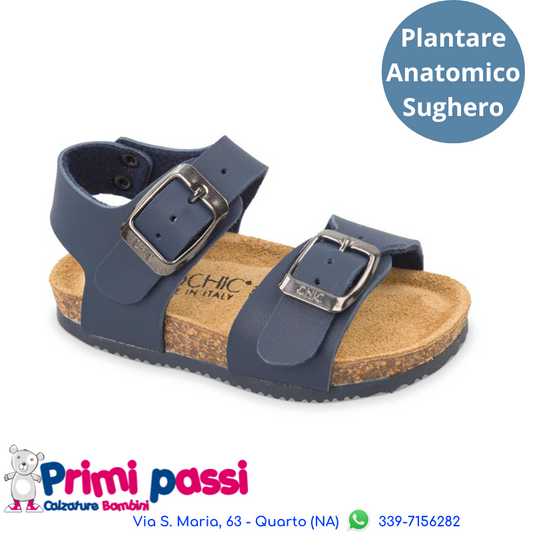 Sandalo Sughero Blu Navy