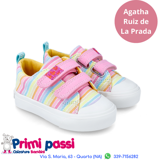 Sneakers Tela Femminuccia Rainbow