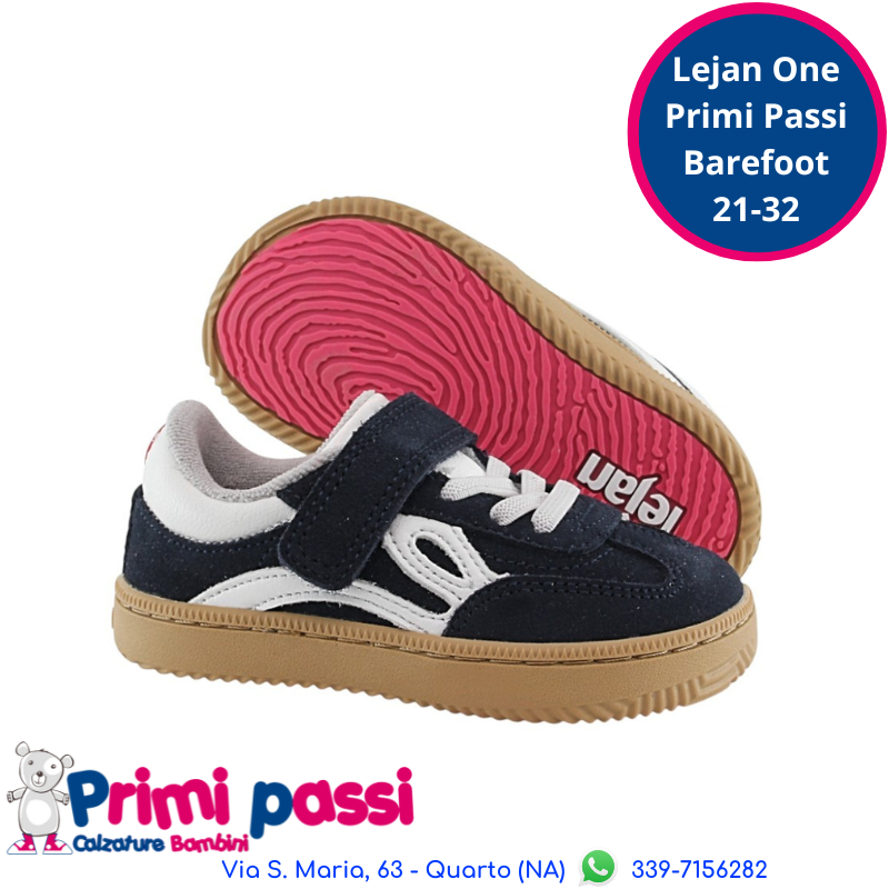 Lejan One Navy - Barefoot per bambini