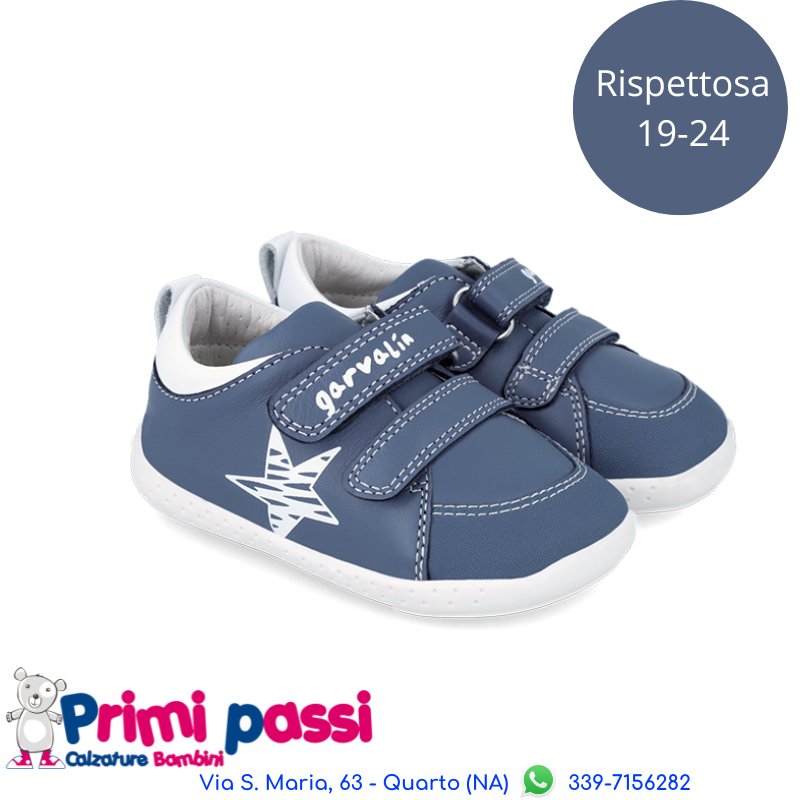 Sportiva Primi Passi "Rispettosa" Azul Stella