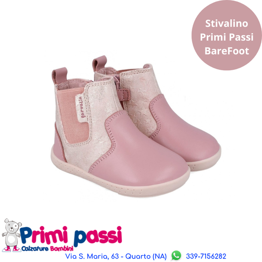Stivalino Primi Passi Barefoot - Rosa