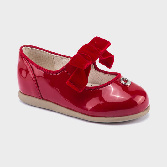 Red patent leather ballerina (19-25)