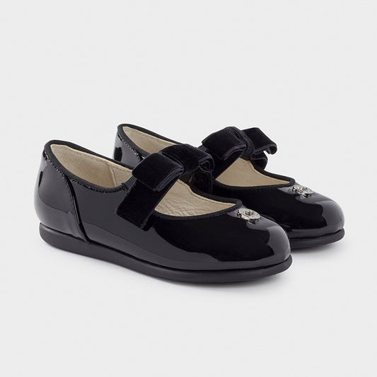 Black patent leather ballerina (19-25)