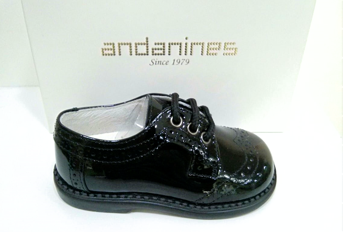 Shiny Black Oxford (20-26)