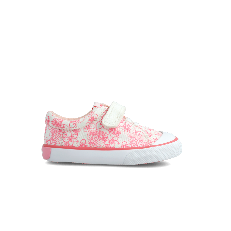 Flowers canvas sneakers