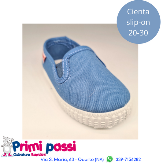 Cienta Slip-On mocassino Azzurro Polvere