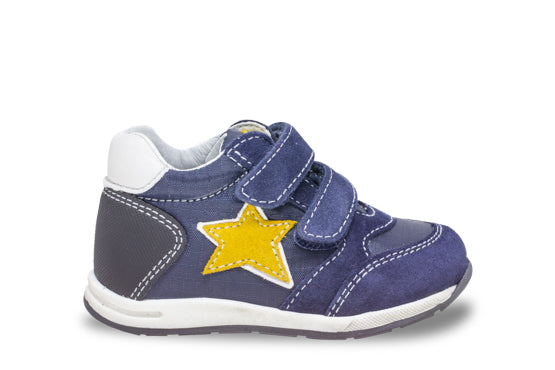 Over First Steps Blue Star