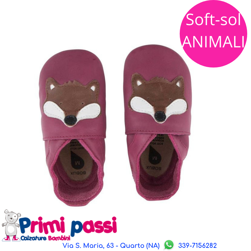 Soft Sole - Dark Pink Fox