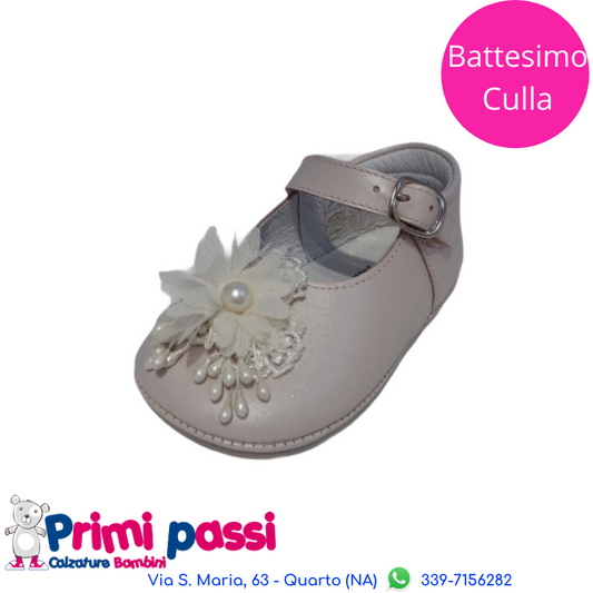 Pink Cradle Ballerina with flower (16-18)