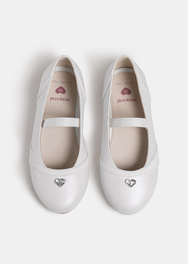 White Laminated Ballerina (26-38)