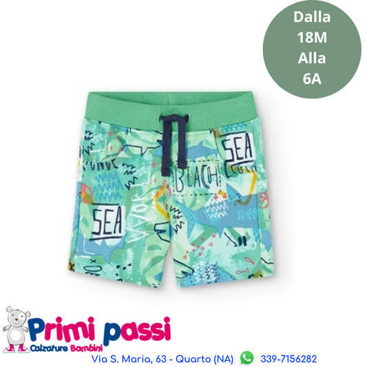 Boys' beach Bermuda shorts