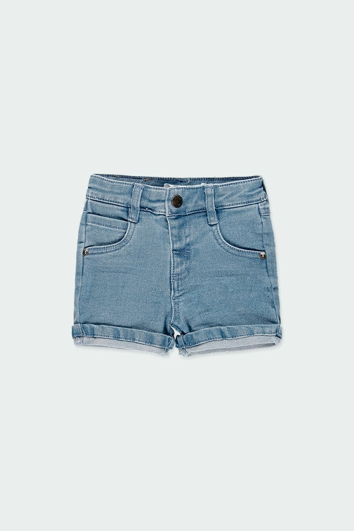 Light denim boys' Bermuda shorts