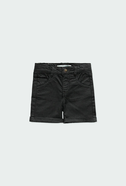 Gabardine men's shorts Anthracite grey