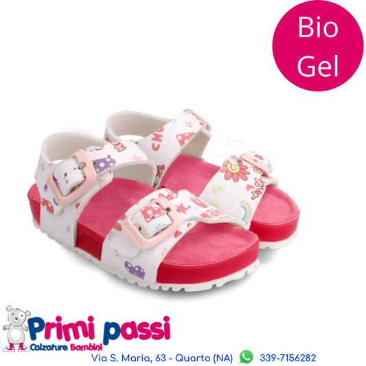 Sandalo Bio Gel Bianco Fiori