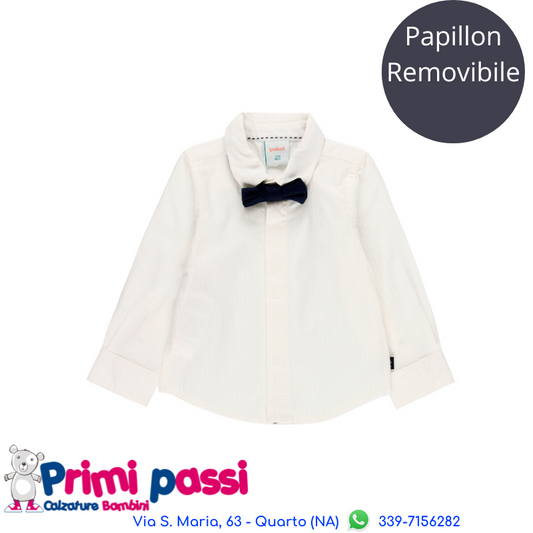 White Shirt with Bow Tie 18M-6A