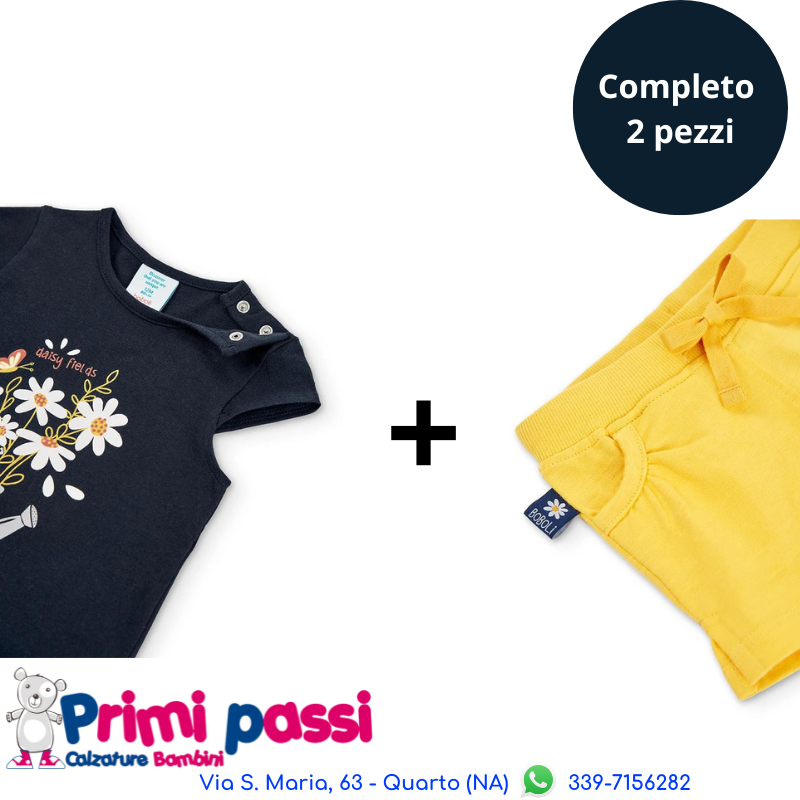 Yellow T-shirt and Shorts Set (12M - 8A)