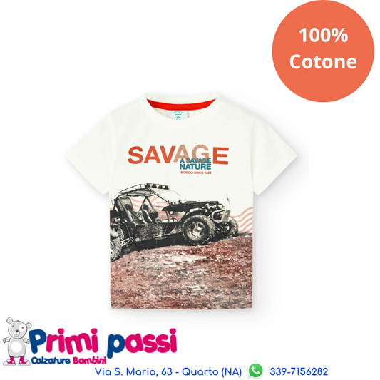 White Savage T-shirt (18M - 6A)