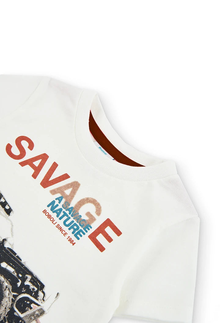 White Savage T-shirt (18M - 6A)