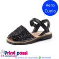 Minorquina Blu Glitter