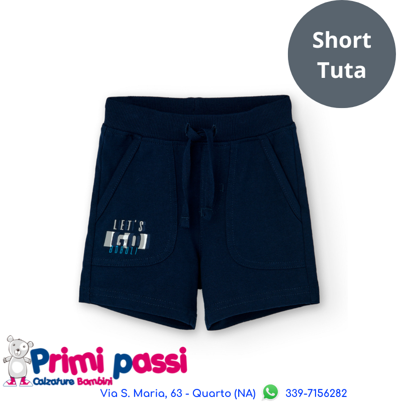 Short Felpa Maschietto Navy (18M - 6A)