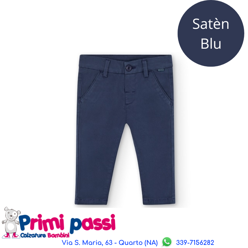 Saten Blue Boy Trousers