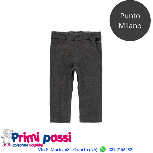 Gray Milan Stitch Trousers (18M-6A)