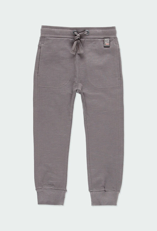 Gray tracksuit trousers for boys