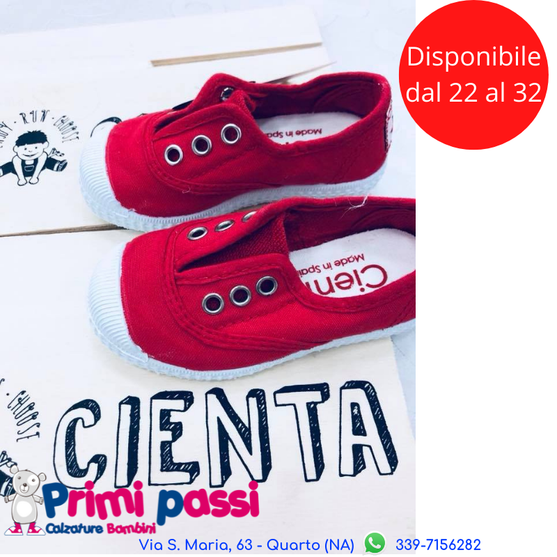 Sneakers Tela - Rosso