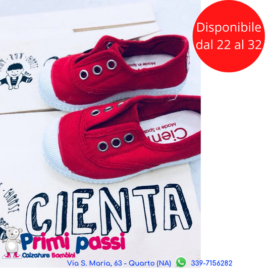 Sneakers Tela - Rosso