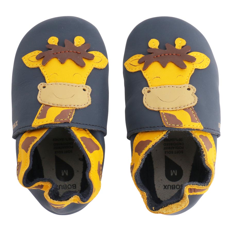 Bobux Soft Sole - Giraffa Navy