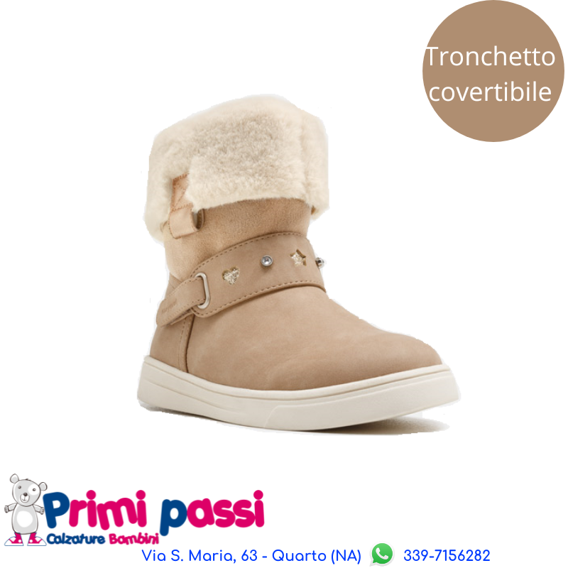 Stivale convertibile Taupe (26-35)