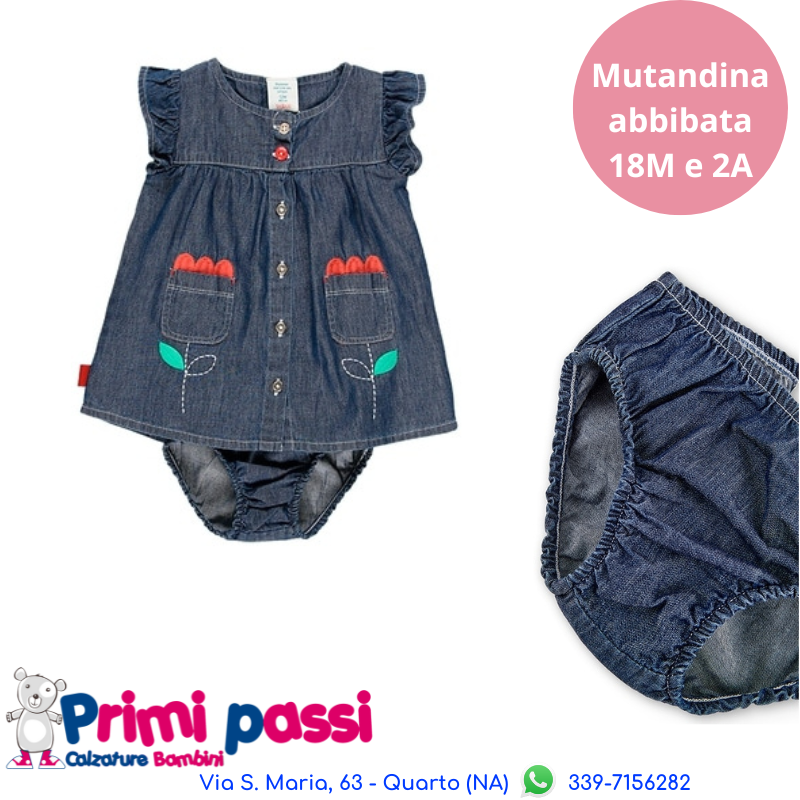 Vestito Denim Bimba (18M - 8A)